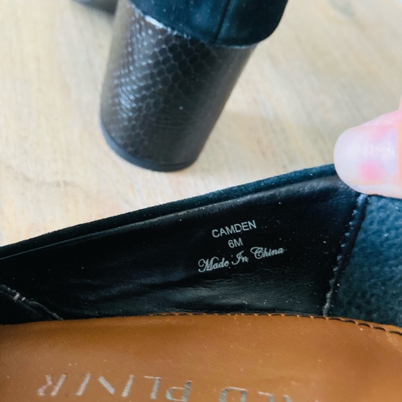 Donald j. Pliner Camden Black Dress block pump Heels size 6 - Picture 10 of 12